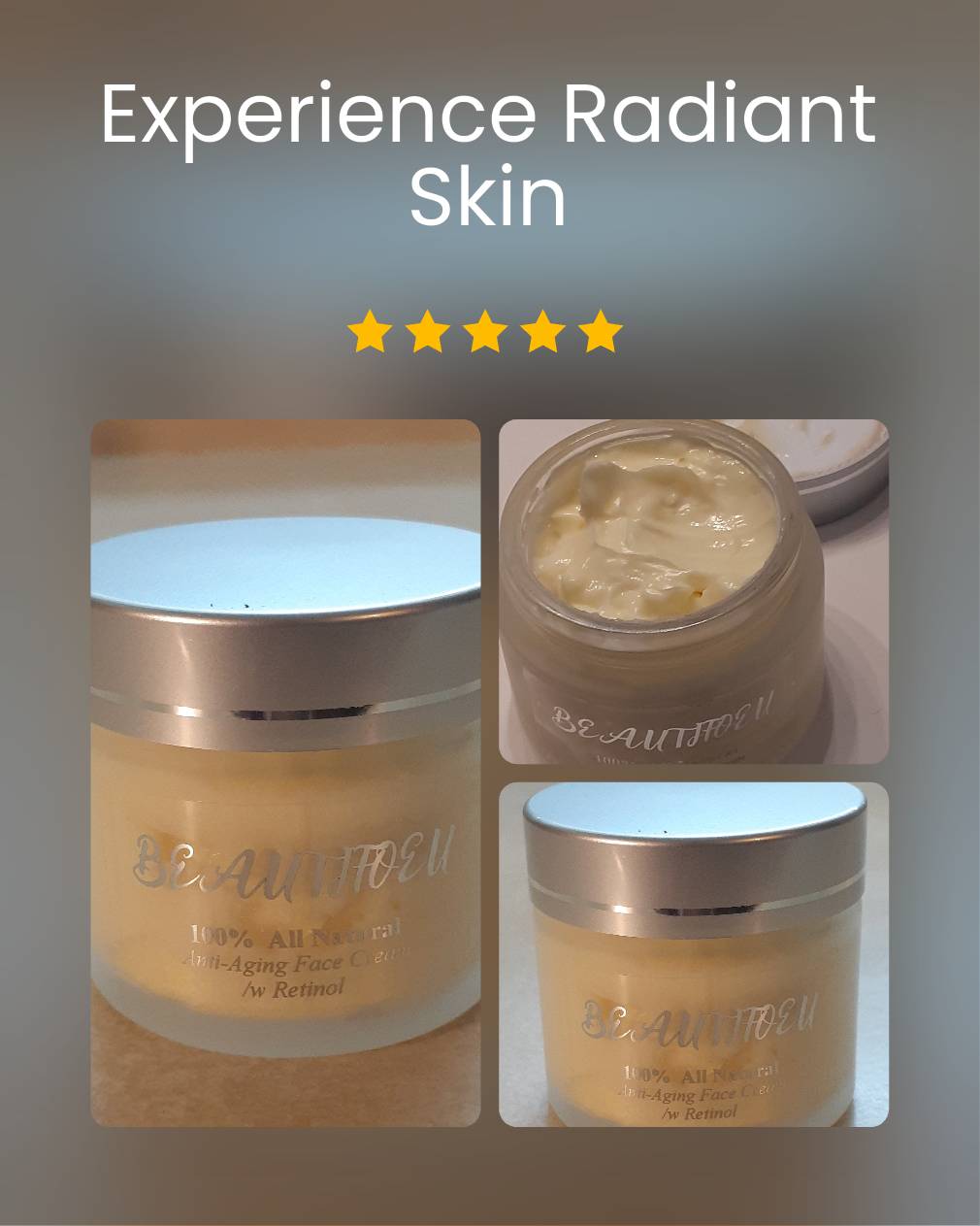 Hydrate - Smooth - Restore Beautifoeu Face Moisturizer more details below