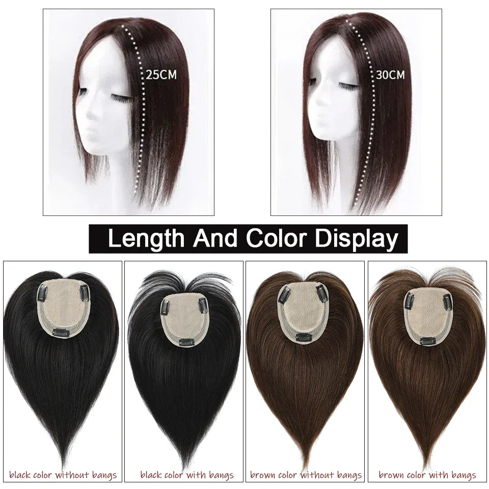 Dazzeal 100% Real Human Hair Toppers for Women