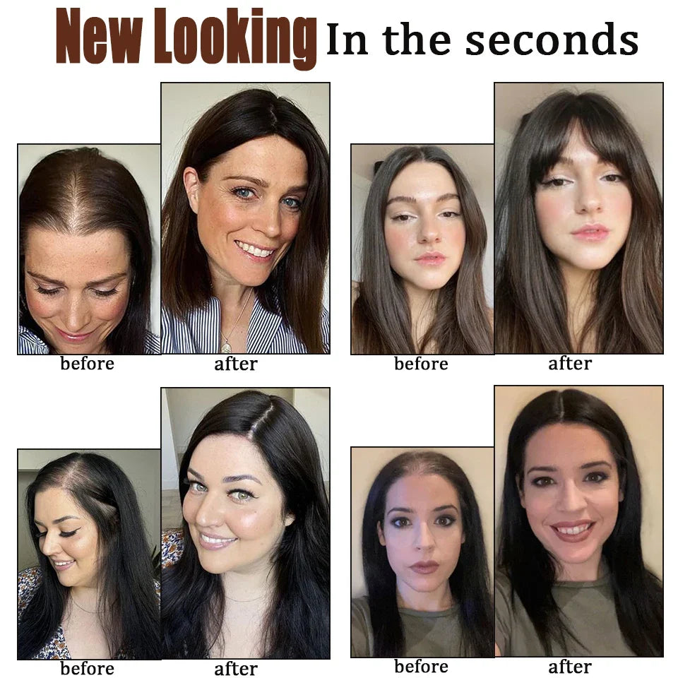 Dazzeal 100% Real Human Hair Toppers for Women