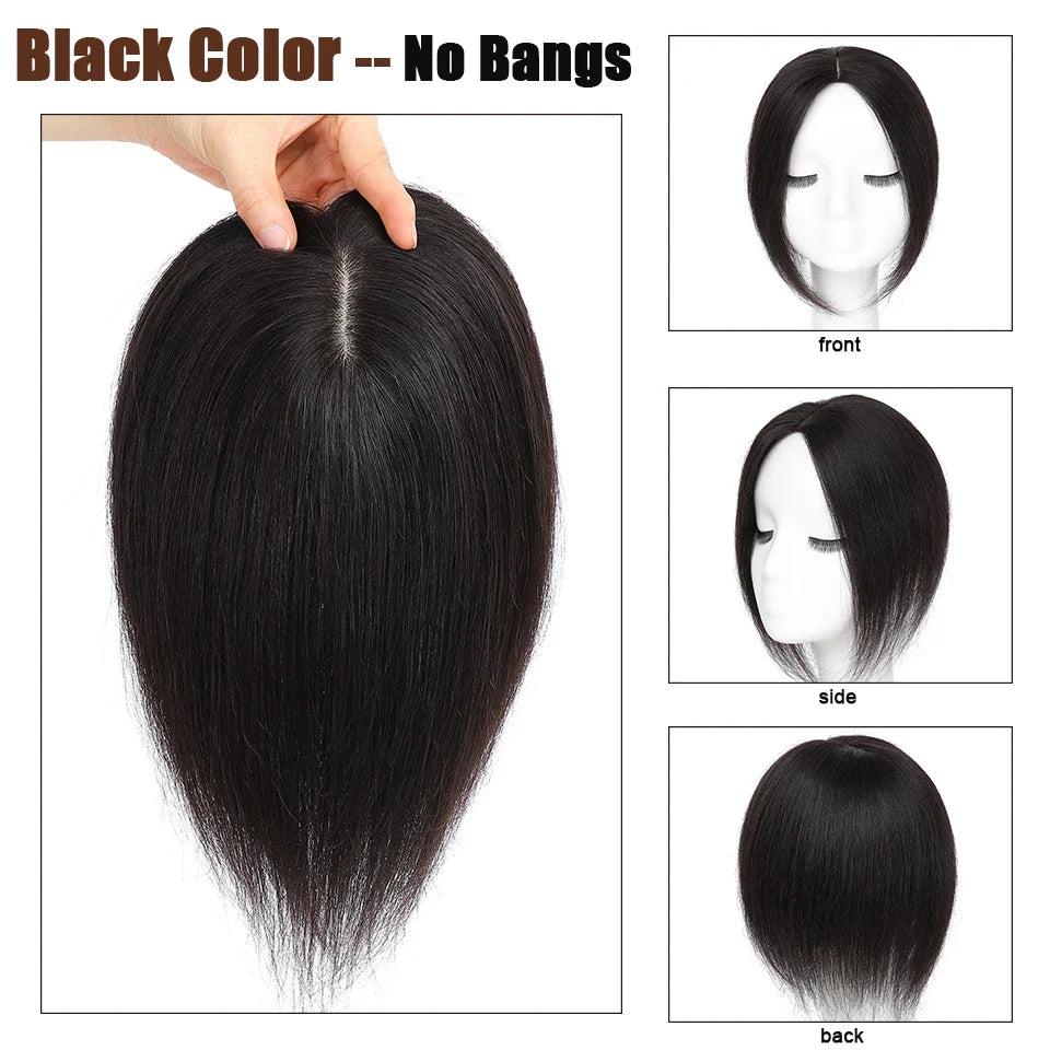 Dazzeal 100% Real Human Hair Toppers for Women