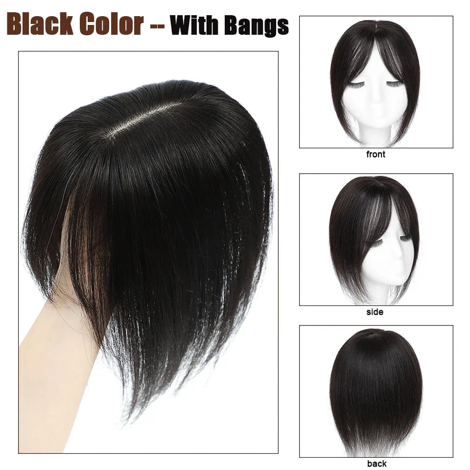 Dazzeal 100% Real Human Hair Toppers for Women